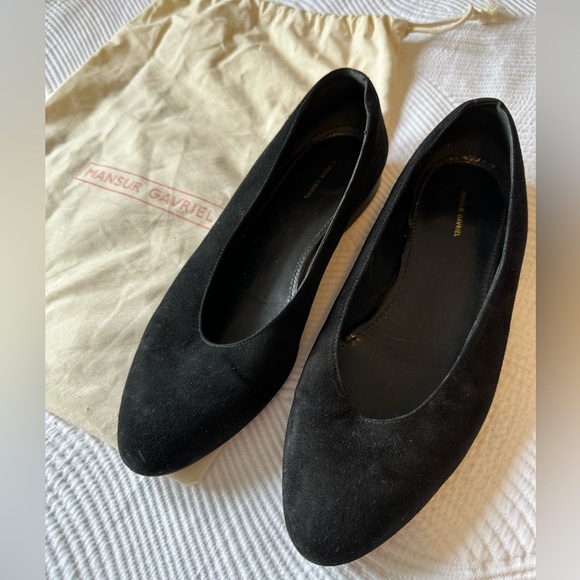 Mansur Gavriel Suede Ballet Flats - Picture 3 of 4